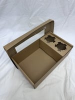 علب مقسم شاورما + برقر حامل صوص