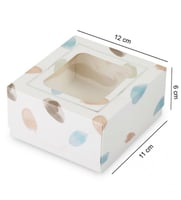 بوكس بغطاء منفصل للحلويات والمعمول