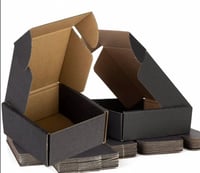 كراتين شحن اسود 25x25x10 سم