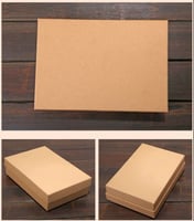 علب ورقيه بغطاء منفصل بمقاسات مختلفة