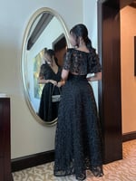 فستان سهرة اسود أونيكس