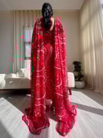 فستان أوبال النار الأحمر