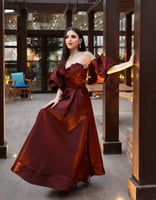 فستان براون كورنيروبين