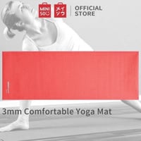 سجادة يوغا مريحة 3 مم ، مرجاني أحمر