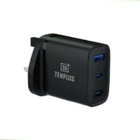 TENPLUS - فيش جداري بمنفذين تايب سي وبمنفذ يو اس ب...