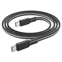 كيبل X69 قماشي تايب سي الى تايب سي 60w بطول 1 متر...