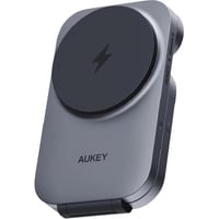 AUKEY - شاحن لاسلكي مغناطيسي 3 في 1 قابل للطي بقوة...