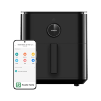 قلاية هوائية ذكية سعة 6.5 لتر بقوة 1800 واط - أسود...