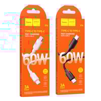 كيبل X96 سيليكون تايب سي الى تايب سي 60w بطول 1 مت...