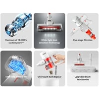 مكنسة يدوية لاسلكية G20 Lite بقوة 18000 باسكال - أ...