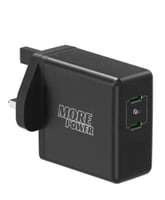 MorePower - فيش جداري بمنفذين تايب سي بقوة 45 واط...