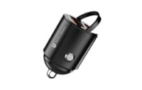 شاحن سيارة ميني بمنفذ يواس بي و منفذ تايب سي بقوة...