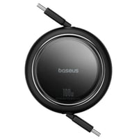Baseus - كيبل قابل لسحب تايب سي 100 واط -متعدد الا...