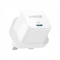 شاحن جداري منفذ تايب سي - 20 واط - أبيض - ANKER