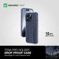 غلاف حماية TITAN PRO HOLDER للايفون 15 - أزرق - AM...