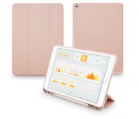 غلاف حماية للايباد 10.2 قابل للطي - وردي - CaseStu...