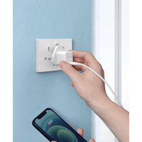 شاحن جداري منفذ تايب سي - 20 واط - أبيض - ANKER