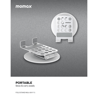 حامل هاتف MILA قابل للطي والدوران - فضي - MOMAX