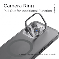 غلاف حماية RING+ للايفون 14- أسود - CaseStudi