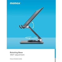 حامل المنيوم للتابلت Fold Stand قابل للدوران - رما...