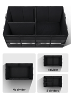 صندوق تخزين للرحلات سعة 60 لتر - أسود - Baseus