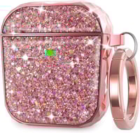 غلاف حماية للايربودز 1/2 مع تعليقة - AhaStyle