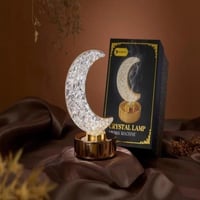 ADDFIT - ابجورة مع مبخرة اضاءة كريستالية على شكل ه...