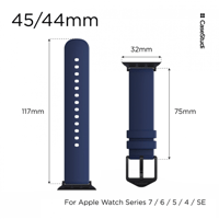 سوار ULS سيلكون لساعة أبل - أزرق - CaseStudi