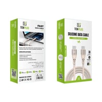 TENPLUS - كيبل سيليكون شحن من تايب سي الى تايب سي...
