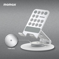 حامل هاتف MILA قابل للطي والدوران - فضي - MOMAX