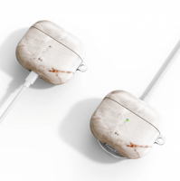 غلاف حماية Prismart للايربودز 3 - رمادي رخامي - Ca...