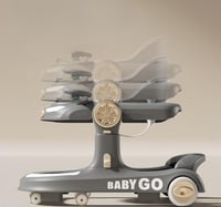 مشاية أطفال كلاسيكية وأنيقة بإضاءة وموسيقى