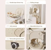 كرسي طعام قابل للطي موديل RS23-224