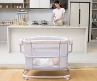 سرير جانبي كهربائي + محبس اطفال