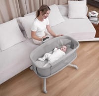 سرير جانبي كهربائي + محبس اطفال