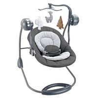 ارجوحة اطفال كهربائية بألعاب معلقة