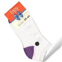 جوارب نسائي قصيرة كورية ( درزن )