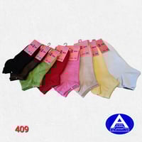 جوارب ولادي بناتي قصير عمر 6 - 12 ( درزن )