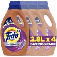 كرتون تايد اللافندر 4 عبوات حجم 2.8 لتر