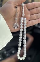 سبحة عقيق ابيض