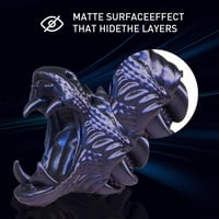 Zahi Burnt titanium PLA (Blue Purple) 3D Filament...