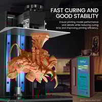 Sunlu Red Wax Resin For LCD 3D Printers, 1kg