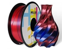 Hello3D PLA Bicolor silky (Blue&Red) 3D Filament 1...