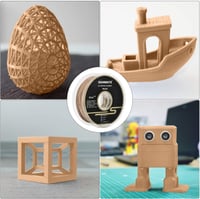 iSanmate PLA Pine White Wood 3D Printing Filament...