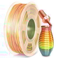 SUNLU Silk PLA+ (Rainbow) 3D Printing Filament 1.7...