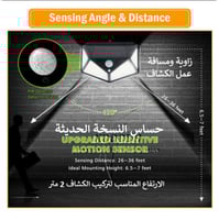 كشاف يعمل بالطاقة الشمسية 100 ليد