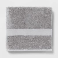 منشفة قطن 100% I مقاسات متعددة I رمادي