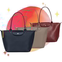 Longchamp Full leather - large