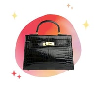 full black - gold 22cm