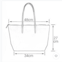 Lacoste totebag large - pink